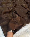 Kc 224 Space Fendy Silk Beads Worked Fancy Saree